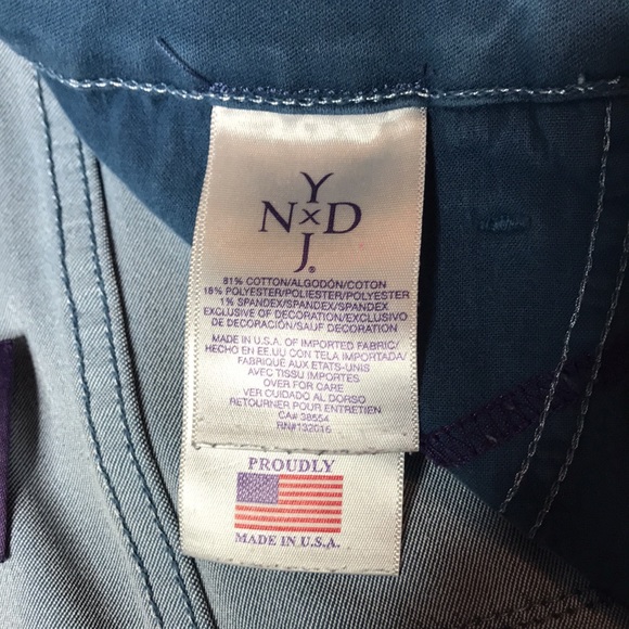 NYDJ Blue Denim Slacks - Picture 7 of 7